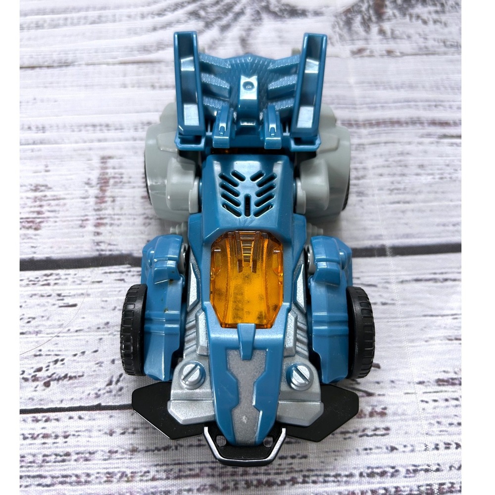VTech Switch & Go Dinos Triceratops Kids Blue Light Up Transforming Toy Car
